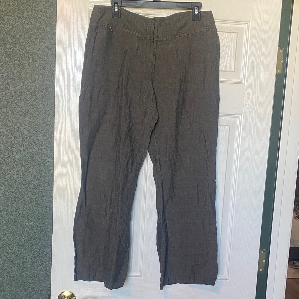 Eileen Fisher cropped wide leg pants